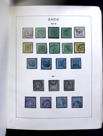 1851-1920, Attractive and valuable old-time GERMAN