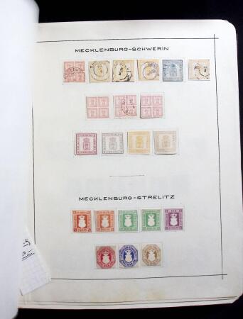 1851-1920, Attractive and valuable old-time GERMAN