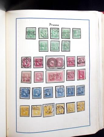 1851-1920, Attractive and valuable old-time GERMAN