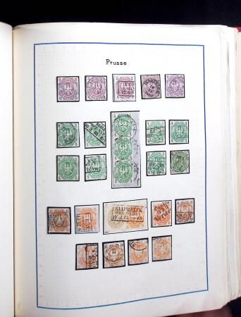 1851-1920, Attractive and valuable old-time GERMAN