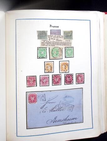 1851-1920, Attractive and valuable old-time GERMAN