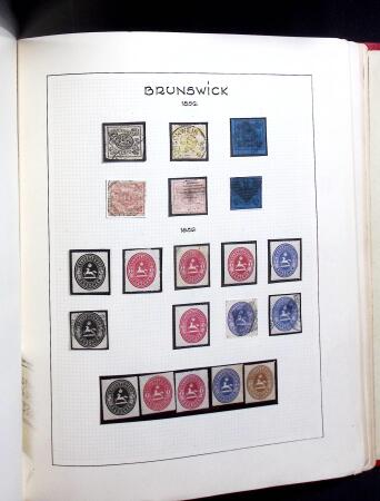 1851-1920, Attractive and valuable old-time GERMAN