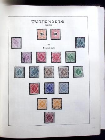 1851-1923, Extensive specialised old-time collection