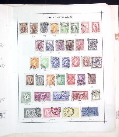 1860-1924, Old-time collection on pages showing a very