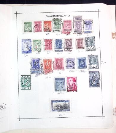 1860-1924, Old-time collection on pages showing a very