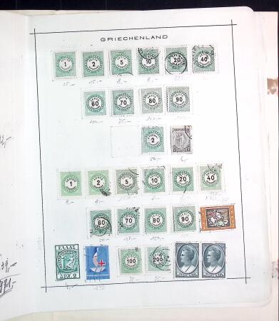 1860-1924, Old-time collection on pages showing a very