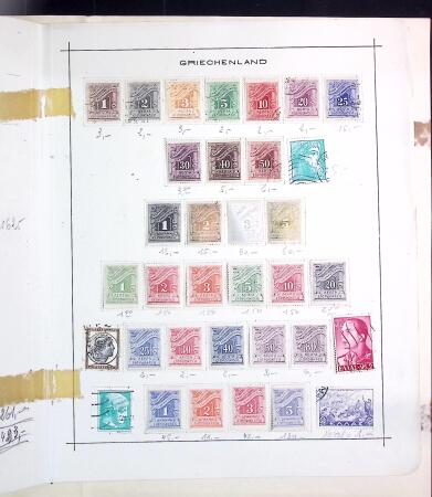 1860-1924, Old-time collection on pages showing a very