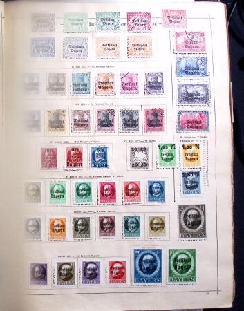 1841-1960, Attractive old-time collection in Schaubek