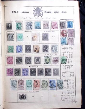 1841-1960, Attractive old-time collection in Schaubek