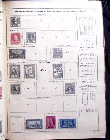 1841-1960, Attractive old-time collection in Schaubek