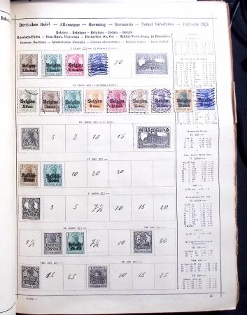 1841-1960, Attractive old-time collection in Schaubek