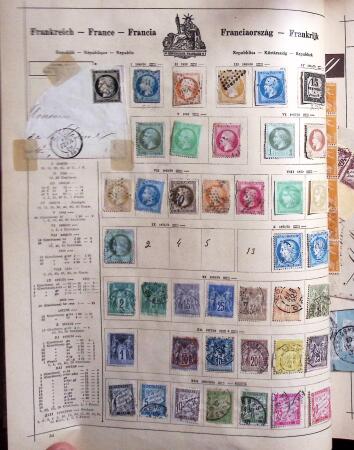 1841-1960, Attractive old-time collection in Schaubek