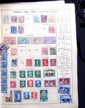 1841-1960, Attractive old-time collection in Schaubek
