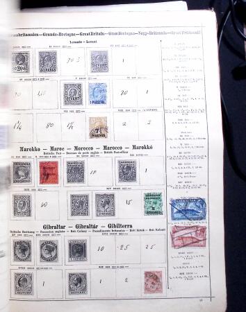 1841-1960, Attractive old-time collection in Schaubek