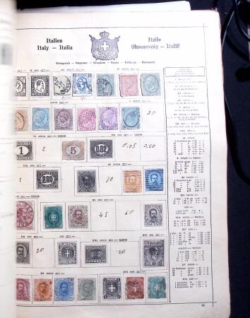 1841-1960, Attractive old-time collection in Schaubek