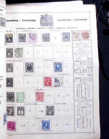 1841-1960, Attractive old-time collection in Schaubek