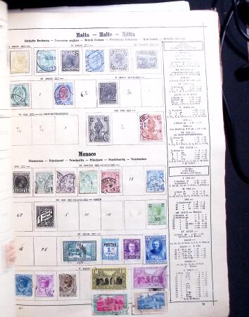 1841-1960, Attractive old-time collection in Schaubek