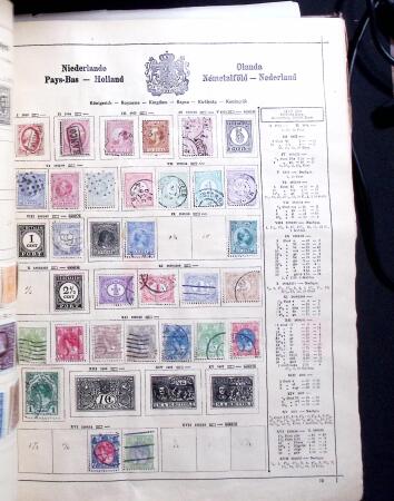 1841-1960, Attractive old-time collection in Schaubek