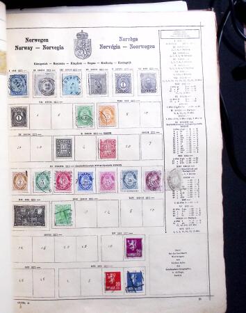 1841-1960, Attractive old-time collection in Schaubek