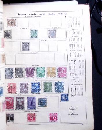 1841-1960, Attractive old-time collection in Schaubek