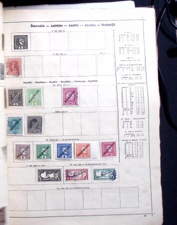 1841-1960, Attractive old-time collection in Schaubek