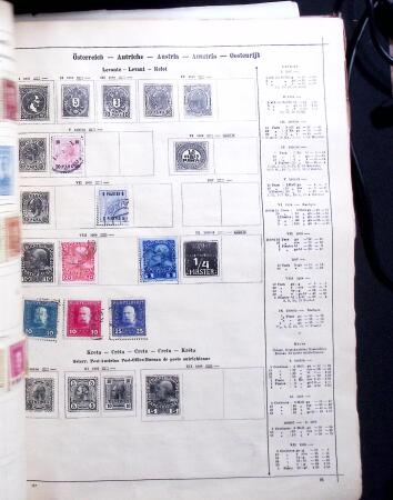 1841-1960, Attractive old-time collection in Schaubek