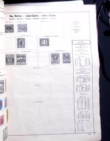 1841-1960, Attractive old-time collection in Schaubek