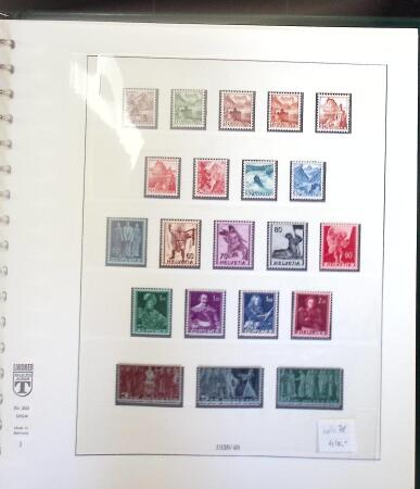 1912-2021, Mint collection of Switzerland in seven