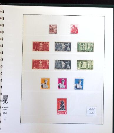 1912-2021, Mint collection of Switzerland in seven