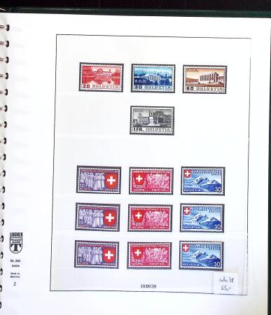 1912-2021, Mint collection of Switzerland in seven