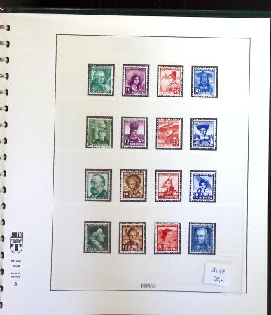 1912-2021, Mint collection of Switzerland in seven