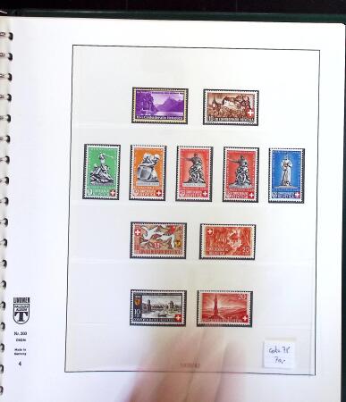 1912-2021, Mint collection of Switzerland in seven