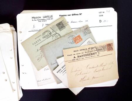 1880-1960 Plusieurs milliers de lettres avec de très