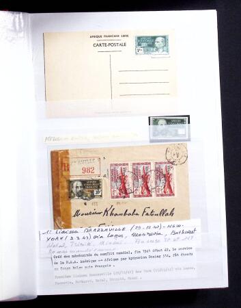 1892-1950 Collection surtout de neufs d'Afrique en 3