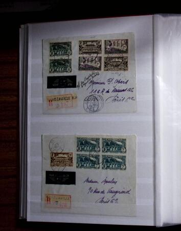 1892-1950 Collection surtout de neufs d'Afrique en 3