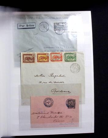 1892-1950 Collection surtout de neufs d'Afrique en 3