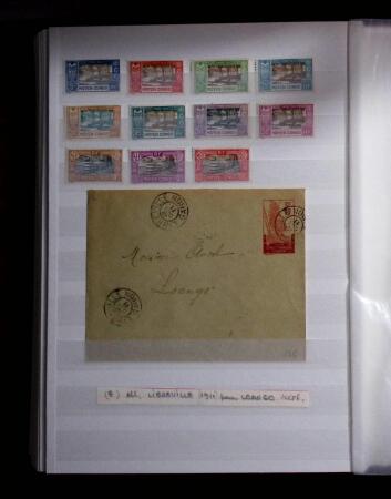 1892-1950 Collection surtout de neufs d'Afrique en 3