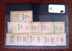 1926 Exceptionnelle collection de timbres fiscaux pour