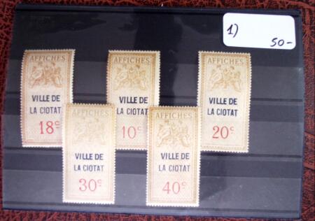 1926 Exceptionnelle collection de timbres fiscaux pour