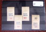1926 Exceptionnelle collection de timbres fiscaux pour