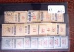 1926 Exceptionnelle collection de timbres fiscaux pour