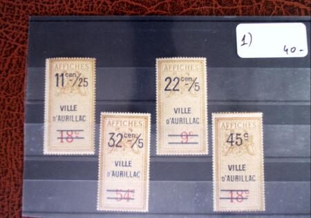 1926 Exceptionnelle collection de timbres fiscaux pour