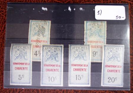 1926 Exceptionnelle collection de timbres fiscaux pour