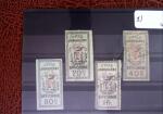 1926 Exceptionnelle collection de timbres fiscaux pour
