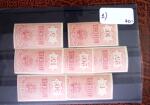 1926 Exceptionnelle collection de timbres fiscaux pour