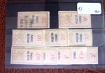 1926 Exceptionnelle collection de timbres fiscaux pour