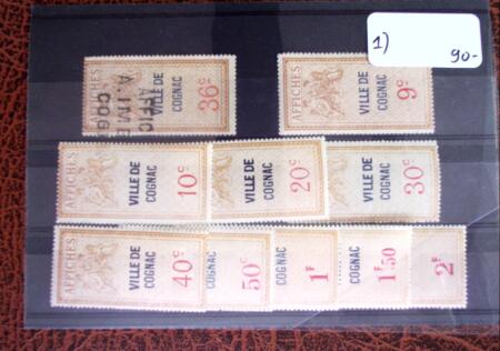 1926 Exceptionnelle collection de timbres fiscaux pour