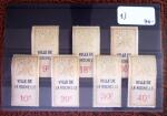 1926 Exceptionnelle collection de timbres fiscaux pour