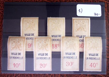 1926 Exceptionnelle collection de timbres fiscaux pour