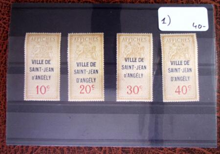 1926 Exceptionnelle collection de timbres fiscaux pour